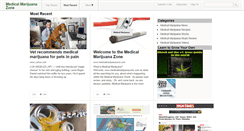 Desktop Screenshot of medicalmarijuanazone.com